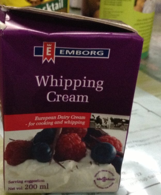 Whipping cream